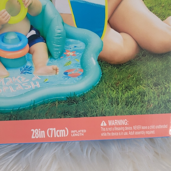 Swimschool Level 1 Stack N Play Splash Mat With Removable Canopy - Picture 4 of 5